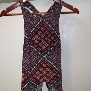 Kendall and Kylie razor back tank top